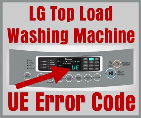 ue lg washing machine|Front Load Washer – Troubleshooting a UE/Ub Error。